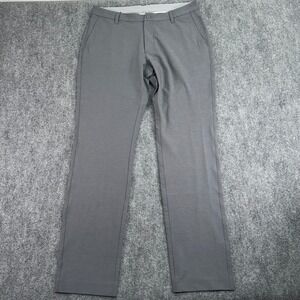 FootJoy Golf Pants Men 36x34 (Fit 36x33.5) Grey Poly Spandex Stretch Performance